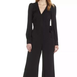 Reformation Molly black wide leg jumpsuit